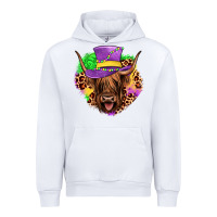 White highland cow mardi gras Urban Hoodie - JahusDesignShop