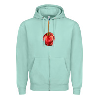 Seafoam apple candy Zipper Hoodie - AdoDesignShop