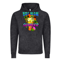 Vintage Black Hot mom summer Mother's Day Vintage Hoodie - FaDigitalArtStudio