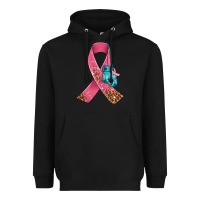 Black cancer ribbon and boxing gloves Heavyweight Hoodie - AdoDesignShop
