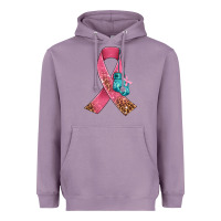 Lavender cancer ribbon and boxing gloves Heavyweight Hoodie - AdoDesignShop