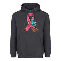 Smoke cancer ribbon and boxing gloves Heavyweight Hoodie - AdoDesignShop