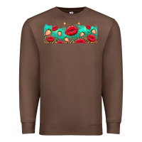 Chestnut lips and strawberries Premium Sweatshirt - AdoDesignShop