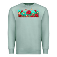 Seafoam lips and strawberries Premium Sweatshirt - AdoDesignShop