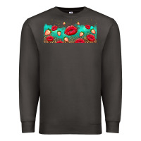 Smoke lips and strawberries Premium Sweatshirt - AdoDesignShop
