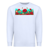 White lips and strawberries Premium Sweatshirt - AdoDesignShop