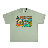 Oil Green Pumpkin spice and Jesus Christ Urban Heavy Tee - RanaPortraitStore