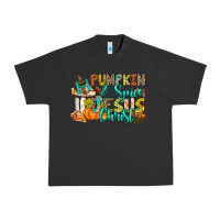 Pigment Black Pumpkin spice and Jesus Christ Urban Heavy Tee - RanaPortraitStore