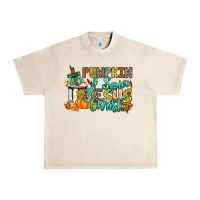 Sandshell Pumpkin spice and Jesus Christ Urban Heavy Tee - RanaPortraitStore