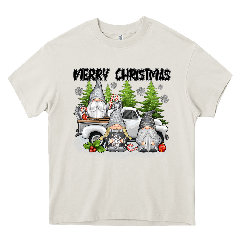 Merry Christmas Gnomes Heavy Core Tee by texasbilliewilder | Teevron