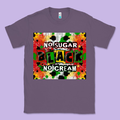 No Sugar No Cream Black Tumbler Classic Tee Designed By Cowgirlartshop
