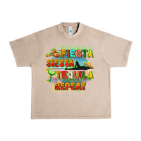 French Oak Fiesta siesta tequila repeat Urban Heavy Tee - FaDigitalArtStudio