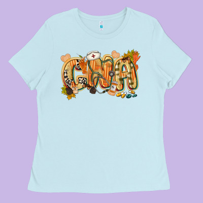 Fall Cna Ladies Tee Designed By Cowgirlartshop