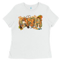 White fall cna Ladies Tee - CowGirlArtShop