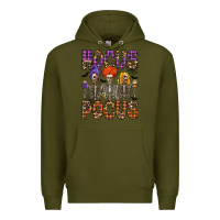 Army Green hocus pocus Premium Hoodie - CowhideDigitalArt