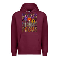 Burgundy hocus pocus Premium Hoodie - CowhideDigitalArt