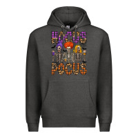 Charcoal Heather hocus pocus Premium Hoodie - CowhideDigitalArt