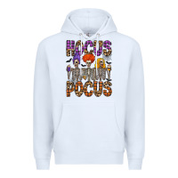 White hocus pocus Premium Hoodie - CowhideDigitalArt
