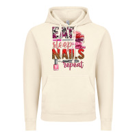 Vintage Artic eat sleep nails repeat bbs Vintage Hoodie - BundleAndBundleShop