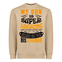 Mushroom My Son Is Super Awesome His Stepdad Heavyweight Sweatshirt - artisFamous