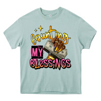 Arona counting my blessings afro hands Heavy Core Tee - RanaPortraitStore