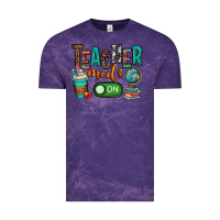 Cloud Purple teacher mode on Vintage Tee - OliviaCreatesArt