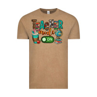 Vintage Coffee teacher mode on Vintage Tee - OliviaCreatesArt