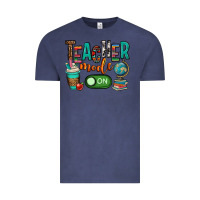 Vintage Denim teacher mode on Vintage Tee - OliviaCreatesArt