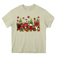 Mossy Christmas coffee cups Heavy Core Tee - texasbilliewilder
