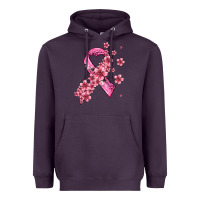 Pink Cancer Ribbon Heavyweight Hoodie | Teevron