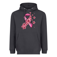 Smoke pink cancer ribbon Heavyweight Hoodie - AdoDesignShop
