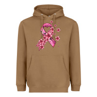Toasted Coconut pink cancer ribbon Heavyweight Hoodie - AdoDesignShop