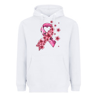 White pink cancer ribbon Heavyweight Hoodie - AdoDesignShop