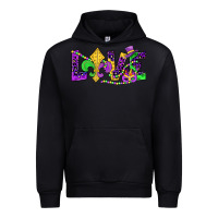Black mardi gras love Urban Hoodie - JahusDesignShop