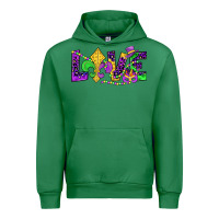 Emerald mardi gras love Urban Hoodie - JahusDesignShop