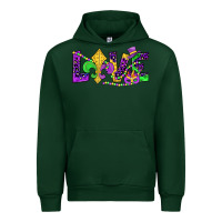 Forest Green mardi gras love Urban Hoodie - JahusDesignShop