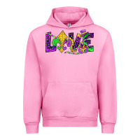 Fuchsia Pink mardi gras love Urban Hoodie - JahusDesignShop
