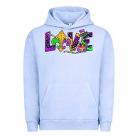 Pigment Grape Ice mardi gras love Urban Hoodie - JahusDesignShop