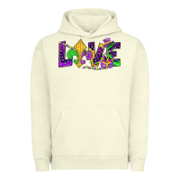 Pigment Pistachio mardi gras love Urban Hoodie - JahusDesignShop