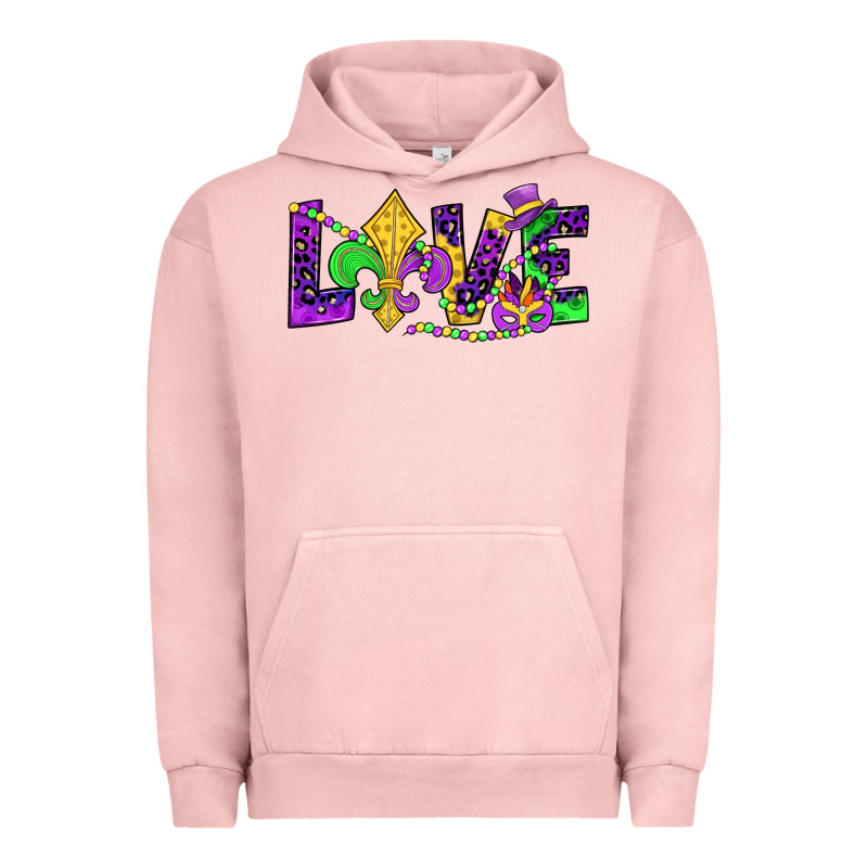 Mardi Gras Love Urban Hoodie by JahusDesignShop | Teevron