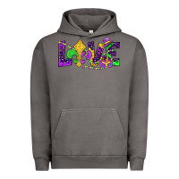 Pigment Tornado mardi gras love Urban Hoodie - JahusDesignShop