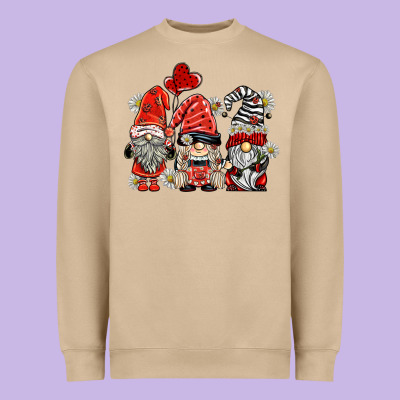 Ladybug  Gnomies Heavyweight Sweatshirt Designed By Barkaloodesign