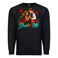 Black you and me Premium Sweatshirt - AdoDesignShop
