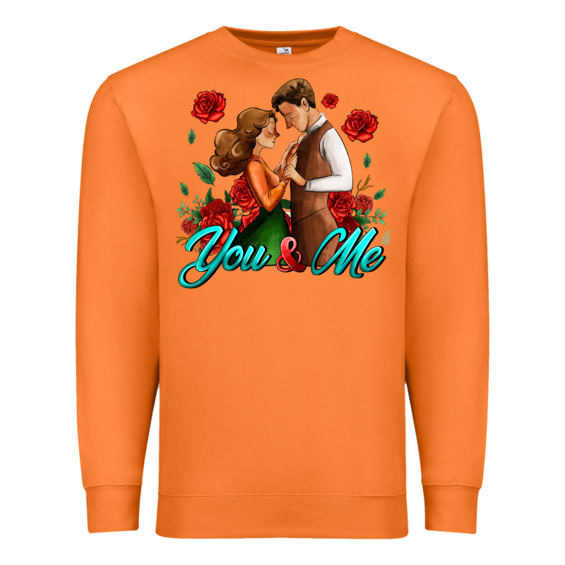 You And Me Premium Sweatshirt by AdoDesignShop | Teevron