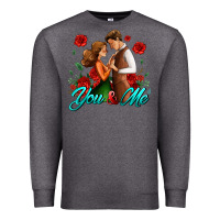 Charcoal Heather you and me Premium Sweatshirt - AdoDesignShop