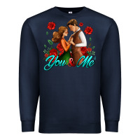 Navy you and me Premium Sweatshirt - AdoDesignShop