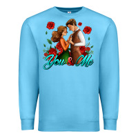 Ocean Blue you and me Premium Sweatshirt - AdoDesignShop