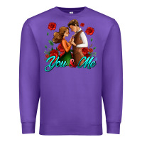 Purple you and me Premium Sweatshirt - AdoDesignShop