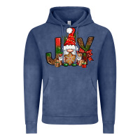 Vintage Denim joy christmas with gnome bbs Vintage Hoodie - BundleAndBundleShop