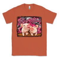 Copper be mine valentine's day pigs Classic Tee - Jasminsmagicworld